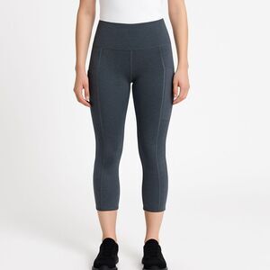Athleta Women's gray up for anything leggings 7/8 size S athletic outdoor yoga